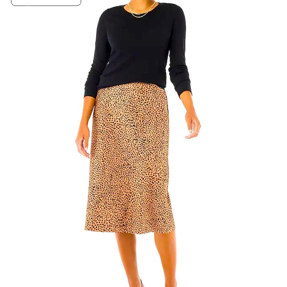 Leopard slip skirt — on trend for fall!